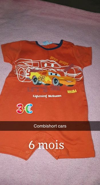 Combishort disney cars