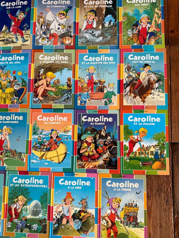 Bon état - lot incroyable de 21 titres collection Caroline livres bd albums couleurs - photo numéro 3