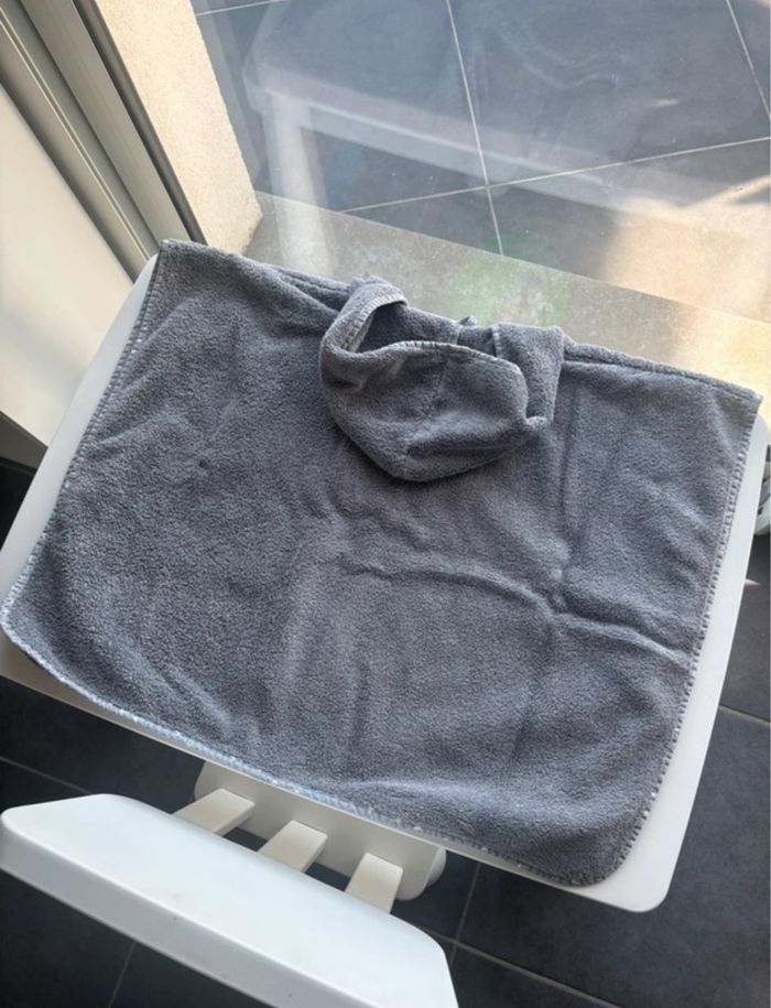 Poncho de bain Sensei gris nounours - photo numéro 4