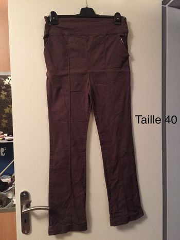 Pantalon de grossesse brun Taille 40