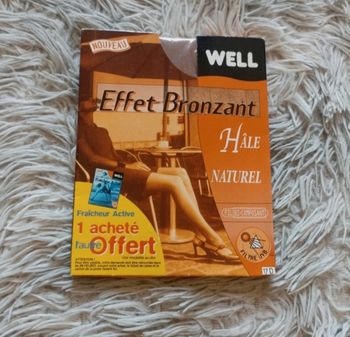 Collants Well effet bronzant hâle naturel taille 1/S
