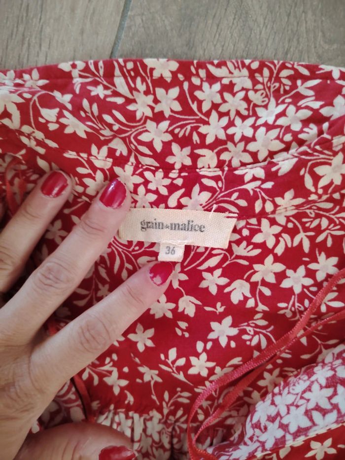 Robe longue fleurie grain de malice - photo numéro 2