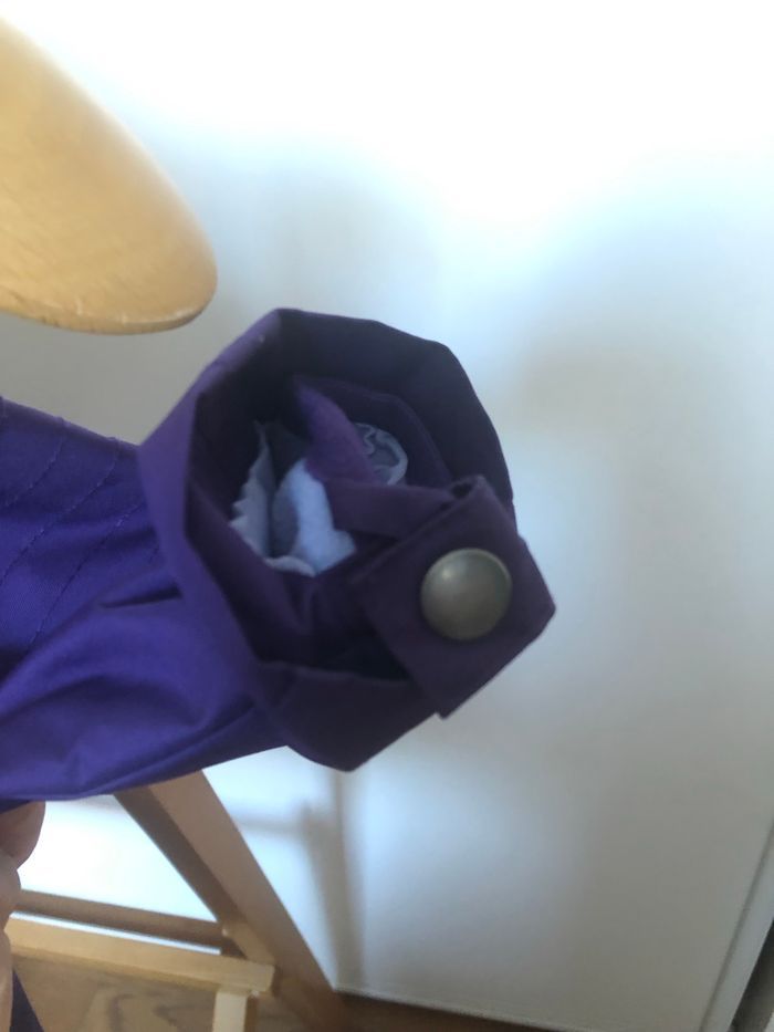 Parka imperméable violet 9-12 mois décathlon - photo numéro 4