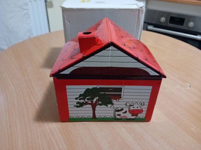 Boîte maison de coloriage ferme vache 🐄 - photo numéro 2