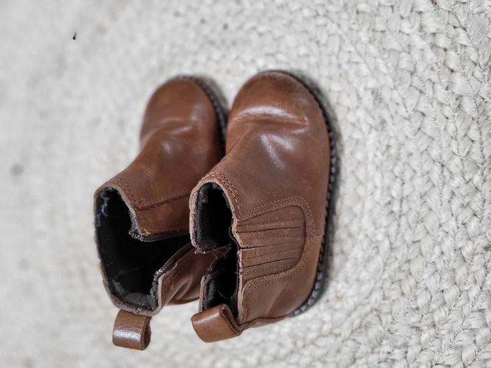 Bottines en cuir zara - photo numéro 3
