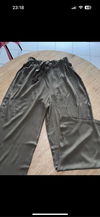 Pantalon à jambes larges