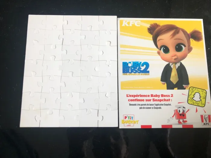 Puzzle baby boss 2 KFC - photo numéro 2