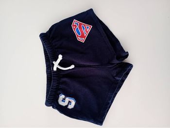 Short bleu marine superman 24 mois
