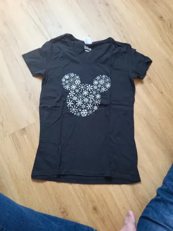 T shirt noir Mickey S