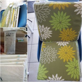 Lot de 5 coussins de chaises