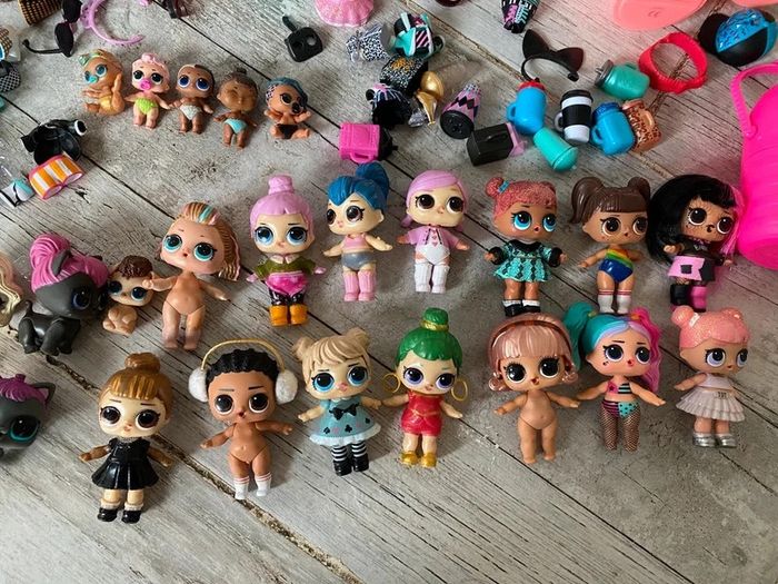 🎉 Gros lot poupées L.O.L Surprise – 15 poupées + bébés + animaux + accessoires - photo numéro 6