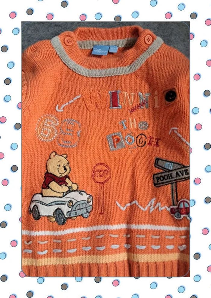 Pull Disney Baby Winnie  12 mois - photo numéro 2