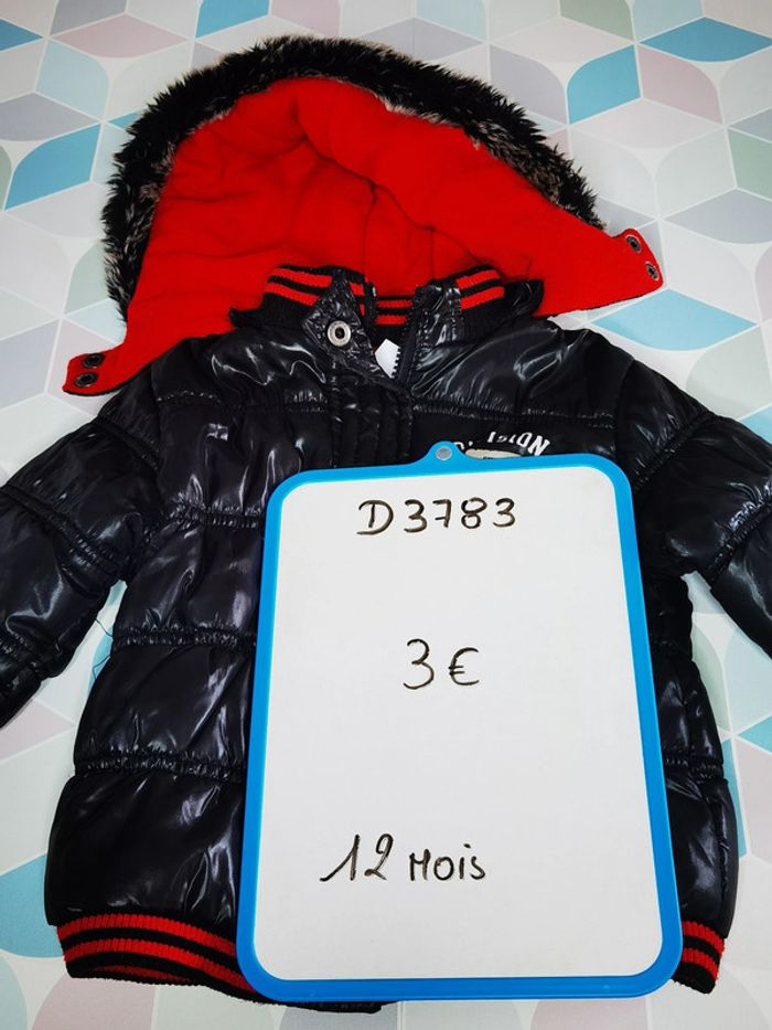 D3783 - Blouson garçon 12 mois - photo numéro 5