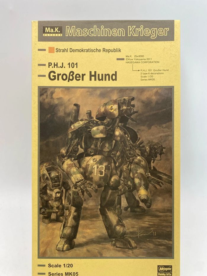 Maquette Hasegawa Maschienen Krieger Grober Hund