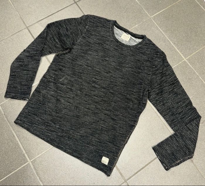 Pull homme noir chiné Jack&Jones, L,