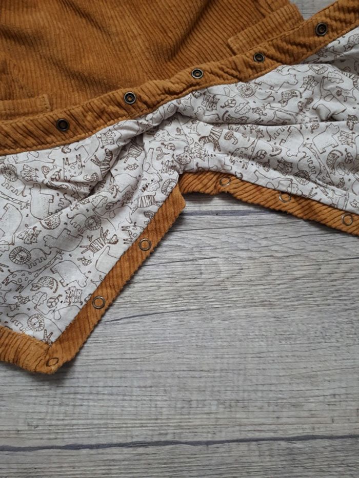 Salopette velours 9 mois sergent major - photo numéro 5