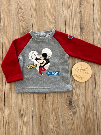 Pull Mickey Disney bébé garçon 9mois
