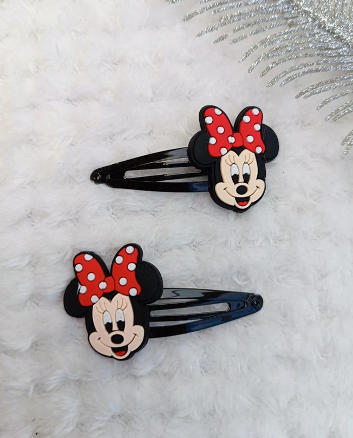 🔸 Lot de 2 Barrettes Minnie🔸