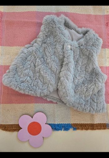 Gilet mixte fourrure