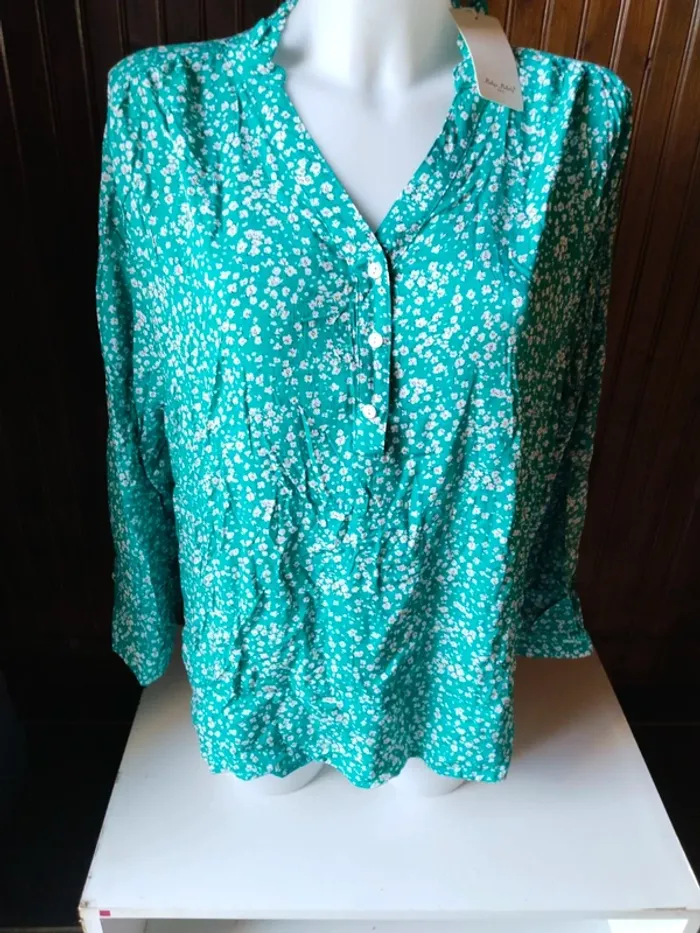 Superbe blouse tunique femme marque Melya Melody taille 50/52 - photo numéro 2