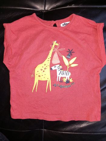 Tee-shirt manches courtes 6 mois