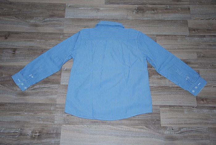 chemise garçon 8 ans coton bleu cyrillus - photo numéro 2