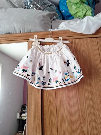 Jupe courte blanche