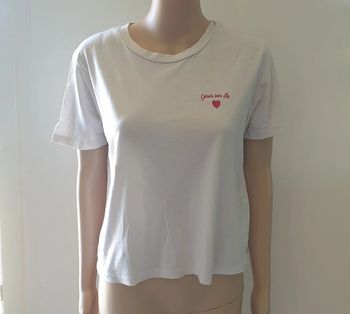 💜 Tee-shirt MC taille M 38 Bizzbee #emyfleury_38femme