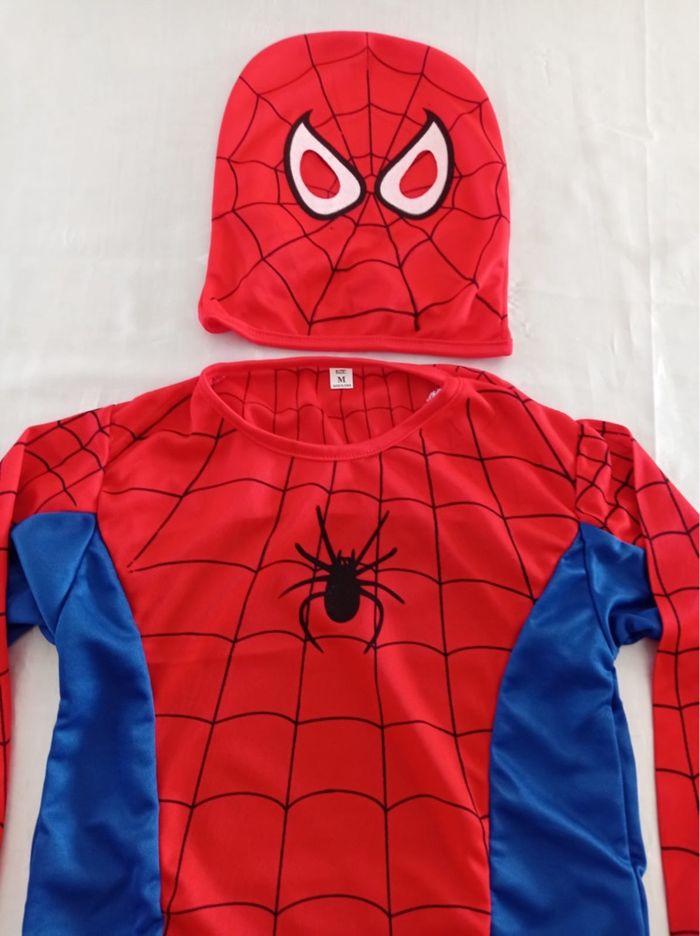 Déguisement Spiderman bleu et rouge 6ans - photo numéro 5