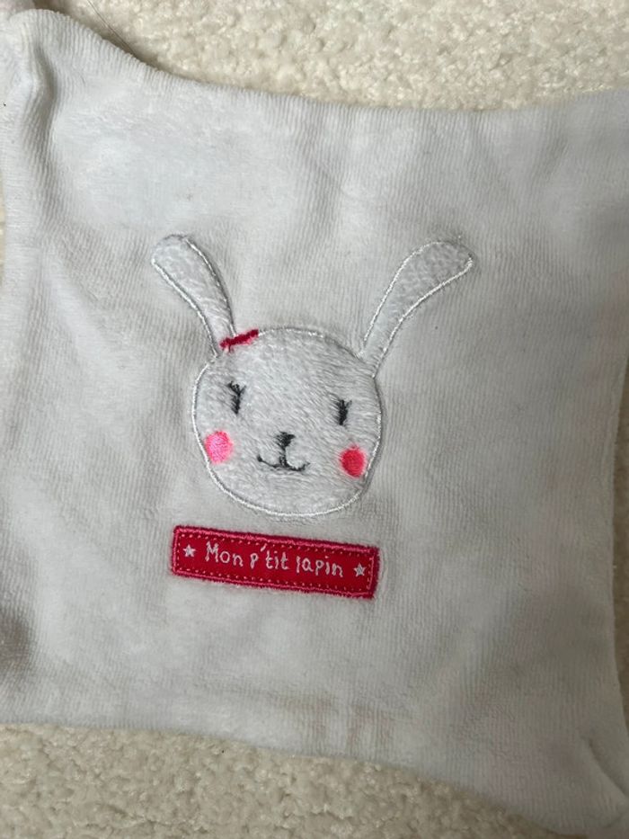 Doudou plat blanc gémo - photo numéro 3