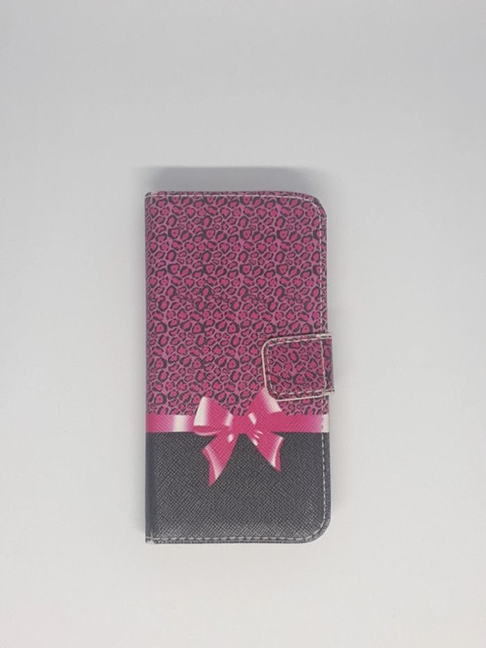 Pochette portefeuille avec nœud - Samsung Galaxy S4 mini
