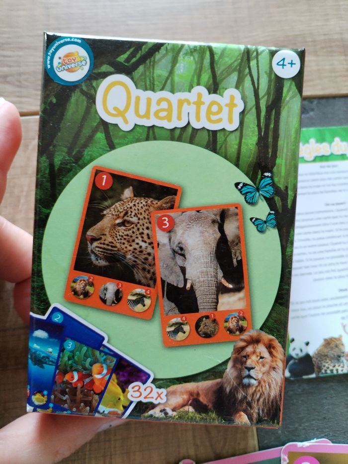 Jeu de cartes quartet