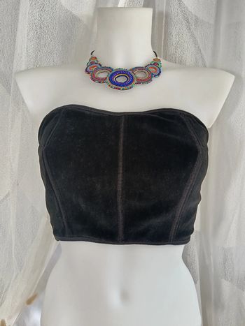 Sonia Rykiel | bustier crop Velour | t. M