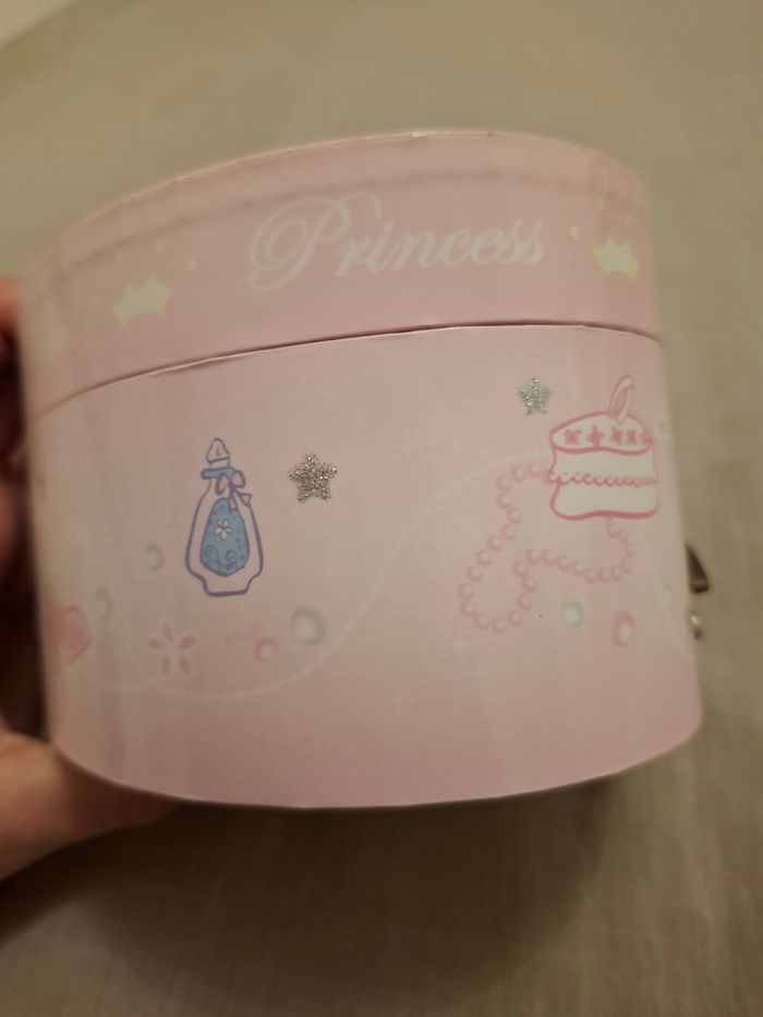Boîte à musique paillettes princesse - photo numéro 3