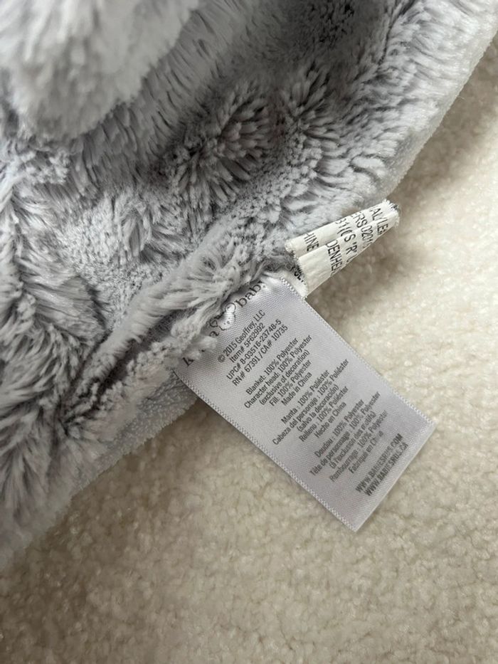 Doudou plat éléphant gris Koala baby - photo numéro 2