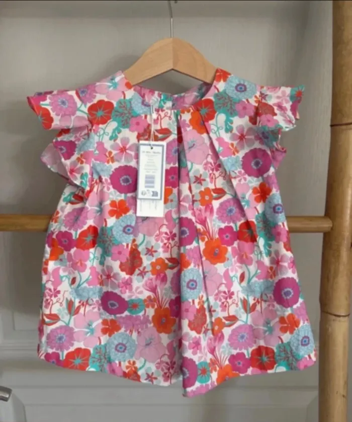 Jacadi Blouse Liberty 36M - Neuve avec étiquette