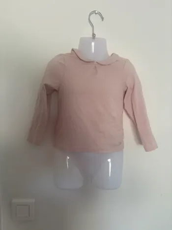 👕 T-shirt col Claudine KIABI - Taille 18 mois 👶