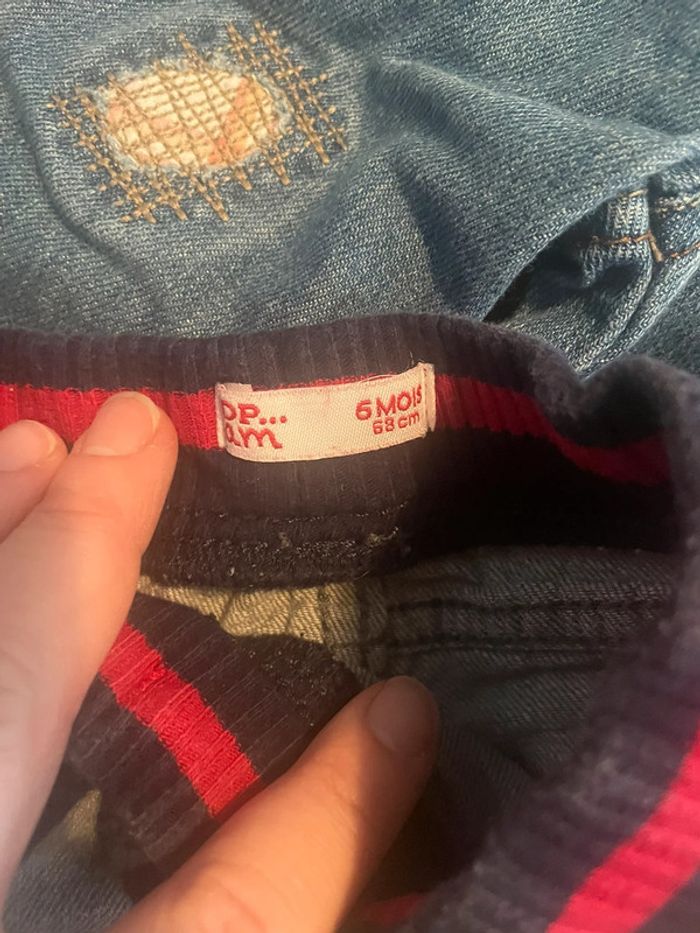 Lot de pantalons/jeans bébé 6 mois - photo numéro 2