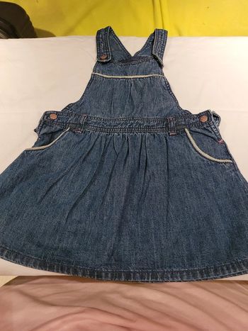 Robe en jean à bretelles 18mois