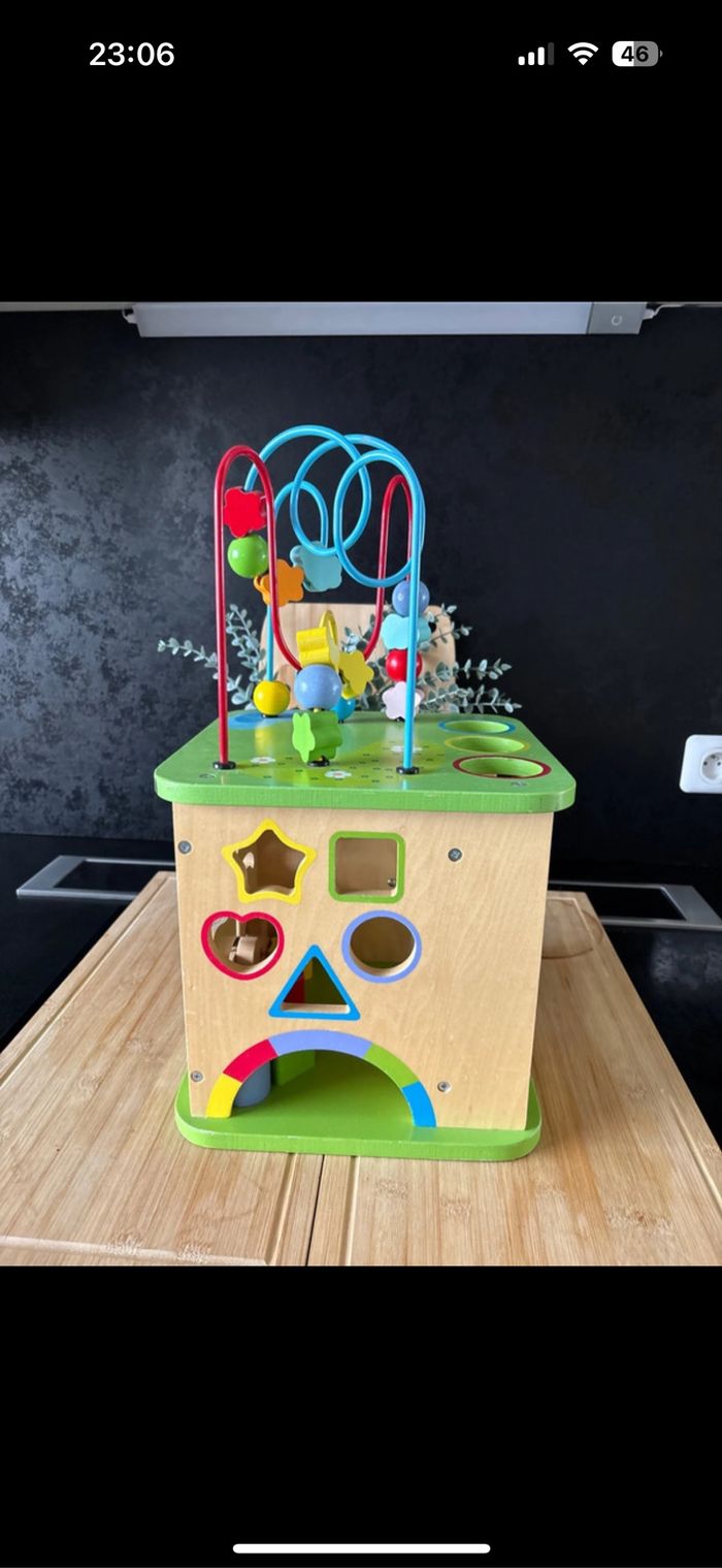 Cube en bois motricité et activité - photo numéro 6
