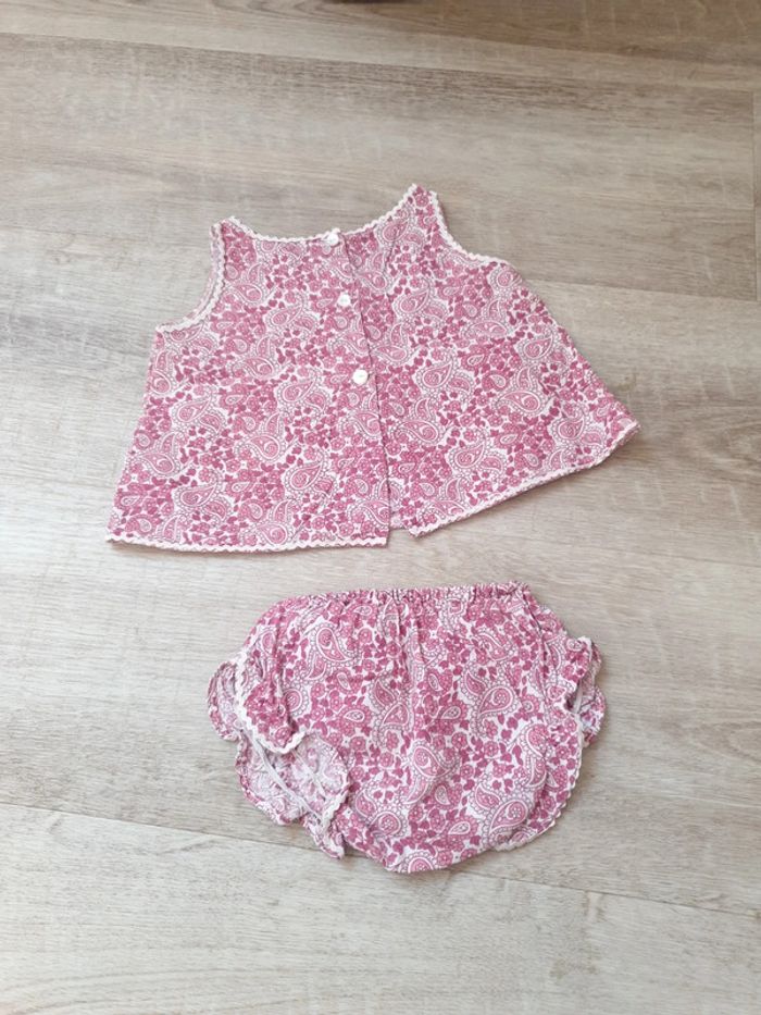 Adorable ensemble motif rétro 12m - photo numéro 3