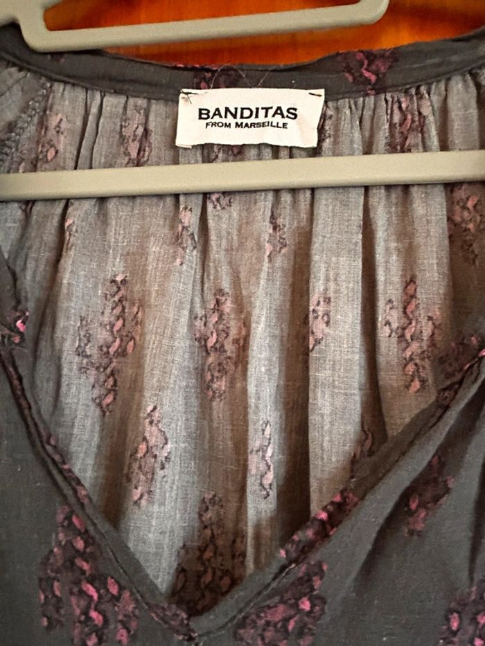 Blouse manches longues Banditas taille unique - photo numéro 2