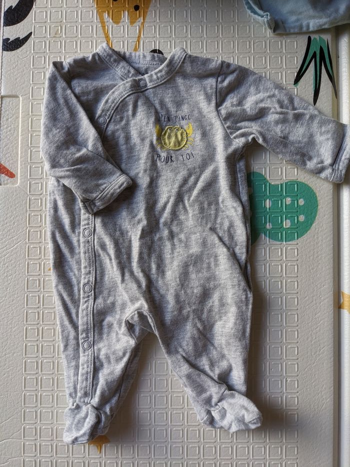 Lot de 3 pyjamas légers 1 mois - photo numéro 4