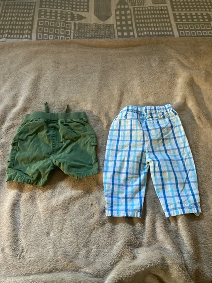 Lot Short pantalon 1 an in extenso tex baby - photo numéro 2