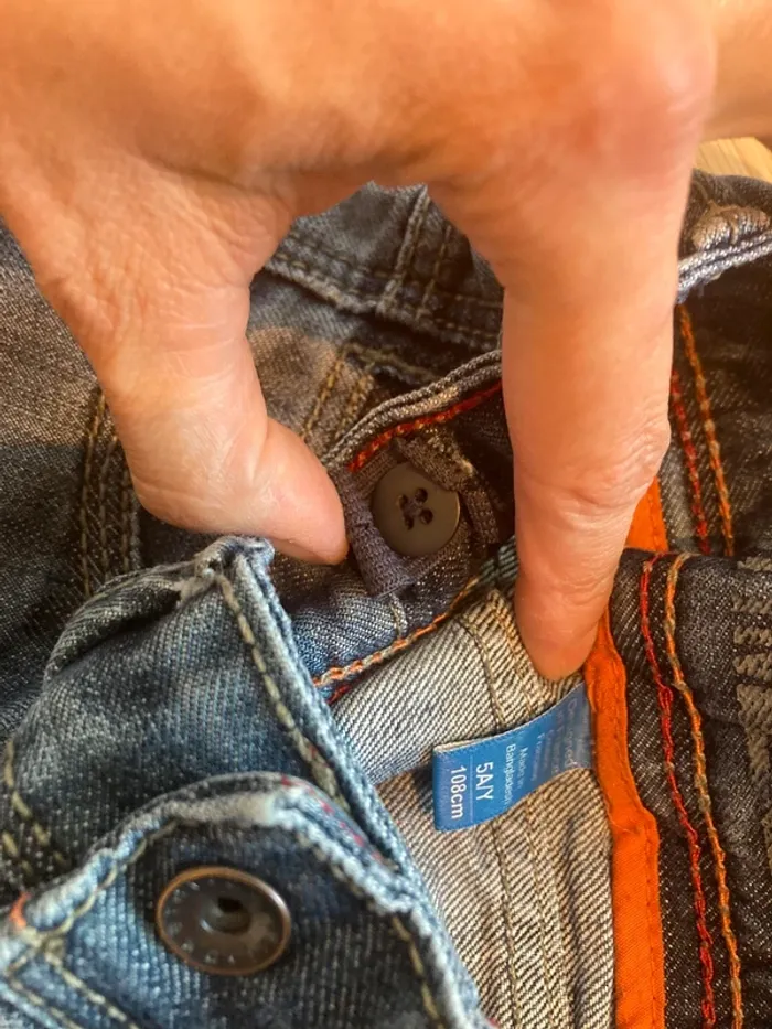 5 ans - Set de 2 jean short en jean - photo numéro 5