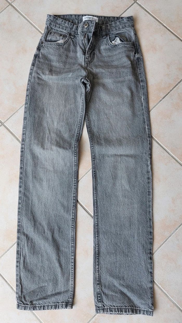 Jean large fille noir Pull&Bear Taille 34