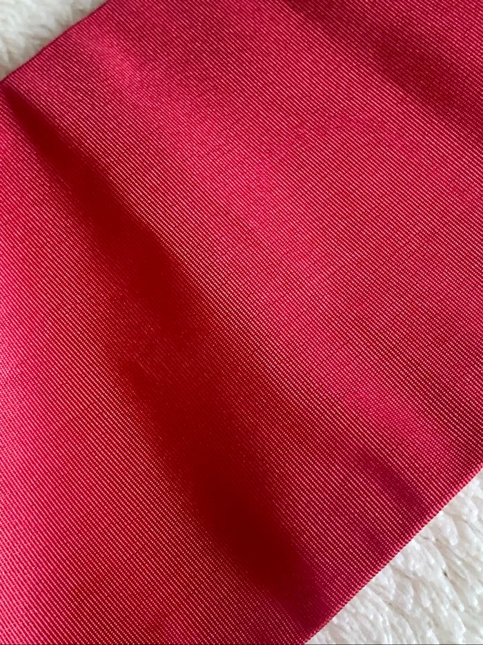 Ceinture en tissus enfant couleur rouge bordeaux. - photo numéro 3