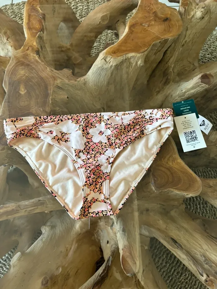 Bas de maillot de bain Roxy fleur rose clair M femme - photo numéro 2