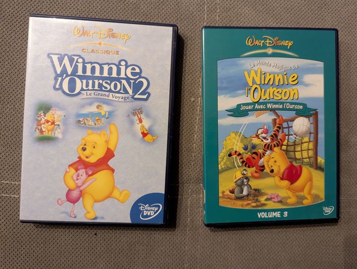Lot de 2 DVD Winnie l'Ourson Disney