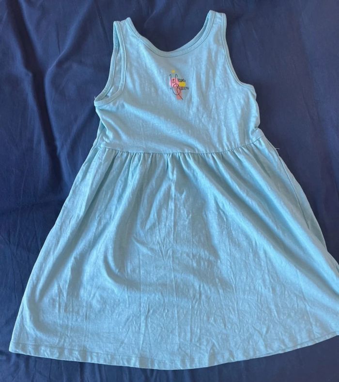 Robe bleu clair 8ans - photo numéro 3